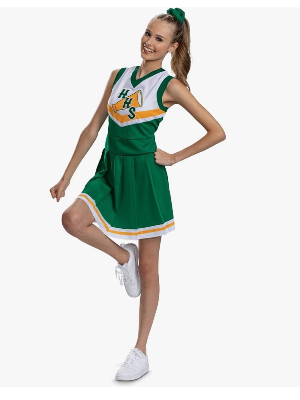 Women's stranger things Chrissy Cheerleader Deluxe Halloween Costume L (12-14)